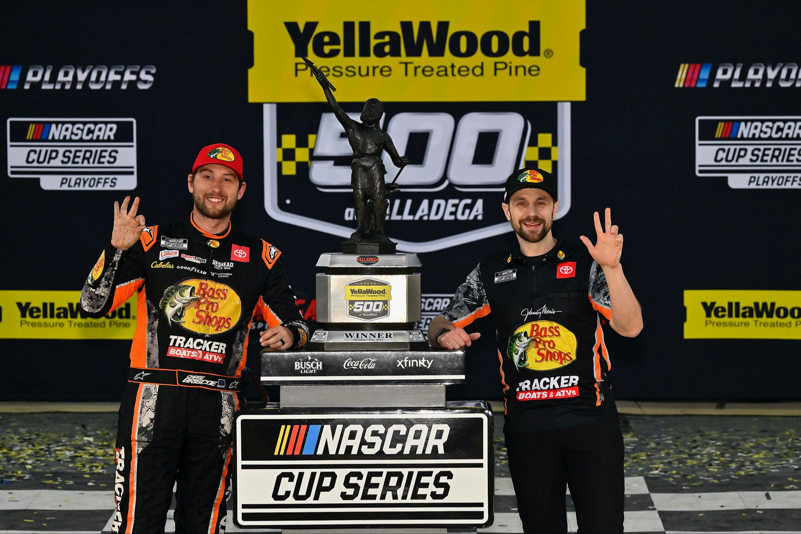 CHASE BRISCOE CONQUISTA LA VITTORIA NELLA NASCAR CUP SERIES AL TALLADEGA SUPERSPEEDWAY, IN ALABAMA