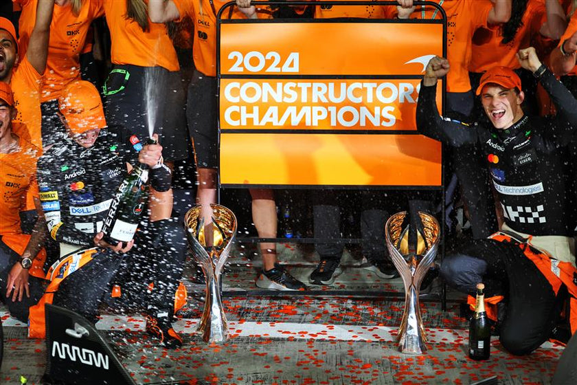 MCLAREN WINS THE 2024 FORMULA ONE CONSTRUCTORS' WORLD CHAMPIONSHIP IN ABU DHABI