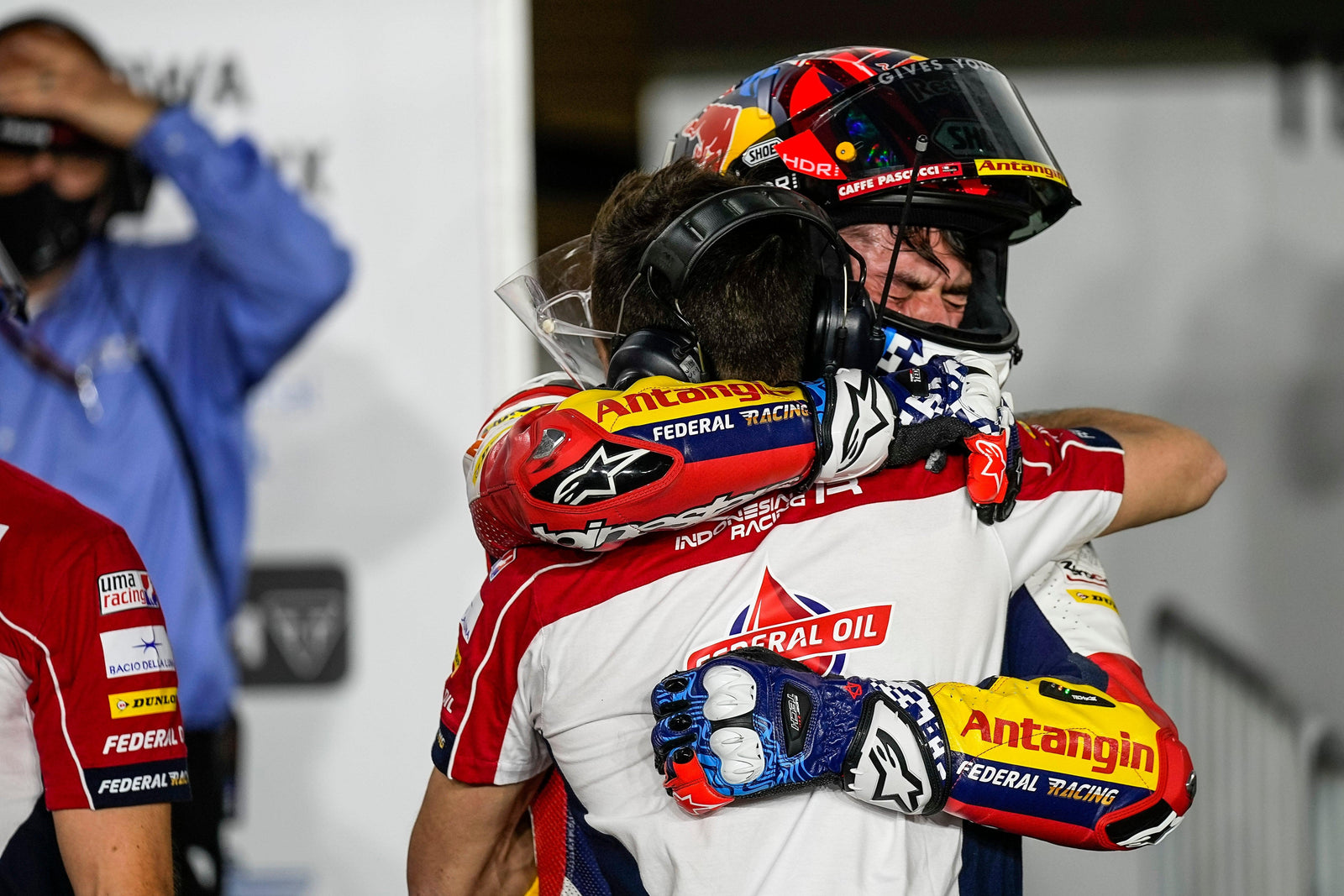 Fabio di Giannantonio alimenta il terzo posto emotivo di Moto2 in Qatar; Dedica il podio a Fausto Gresini