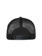 Alpinestars Corp Trucker Hat, cappellino trucker casual, camouflage verde e nero, vista posteriore con pannelli in rete nera e chiusura snapback regolabile, piccola etichetta con logo in tessuto, design classico ispirato al motorsport