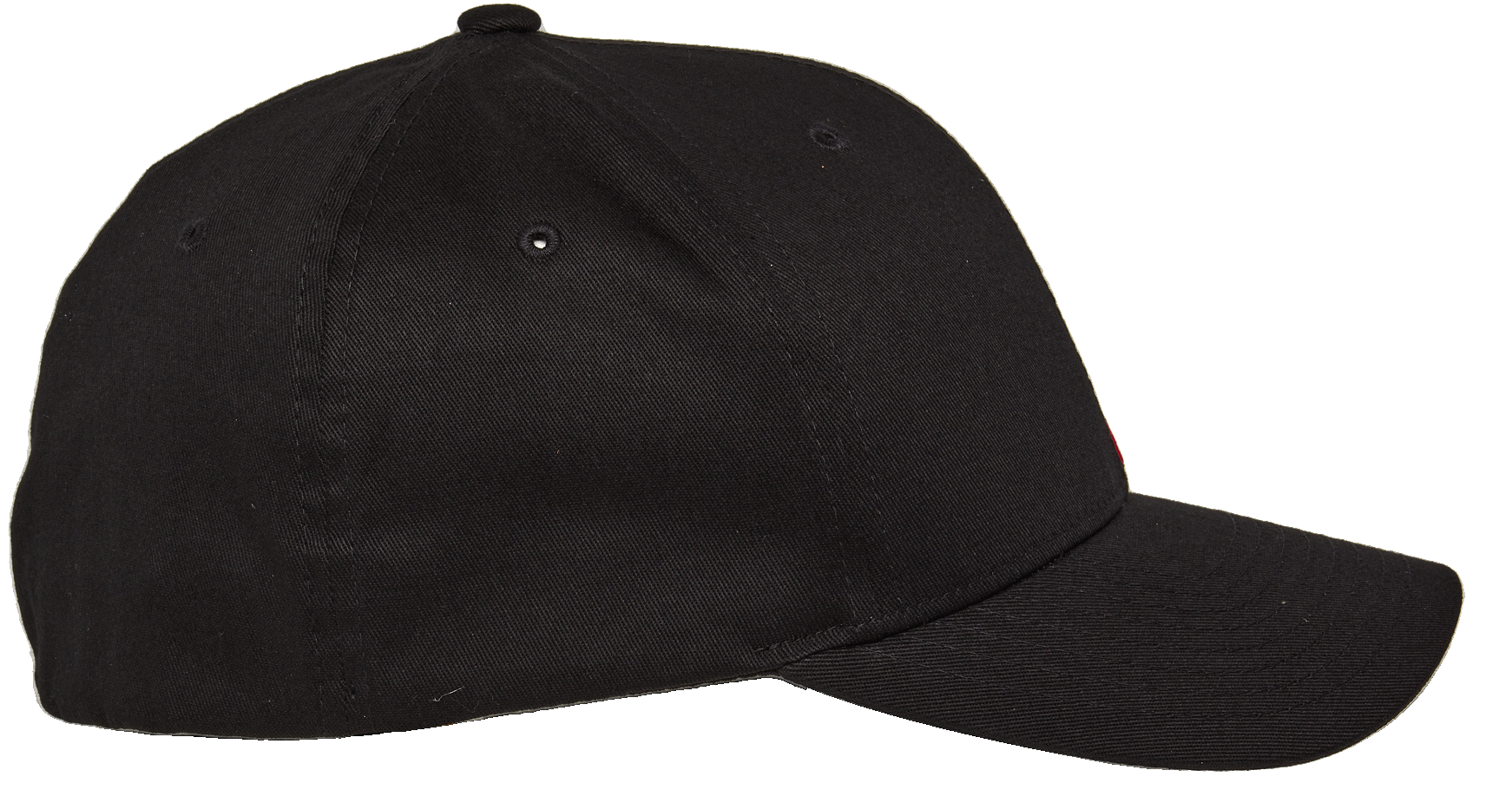 Alpinestars Corp Shift 2 Curved Brim, cappellino da baseball, nero, profilo laterale, visiera curva, corona strutturata con occhielli, copricapo casual ispirato al motorsport
