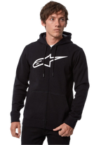 Felpa Con Cappuccio E Zip Ageless V3
