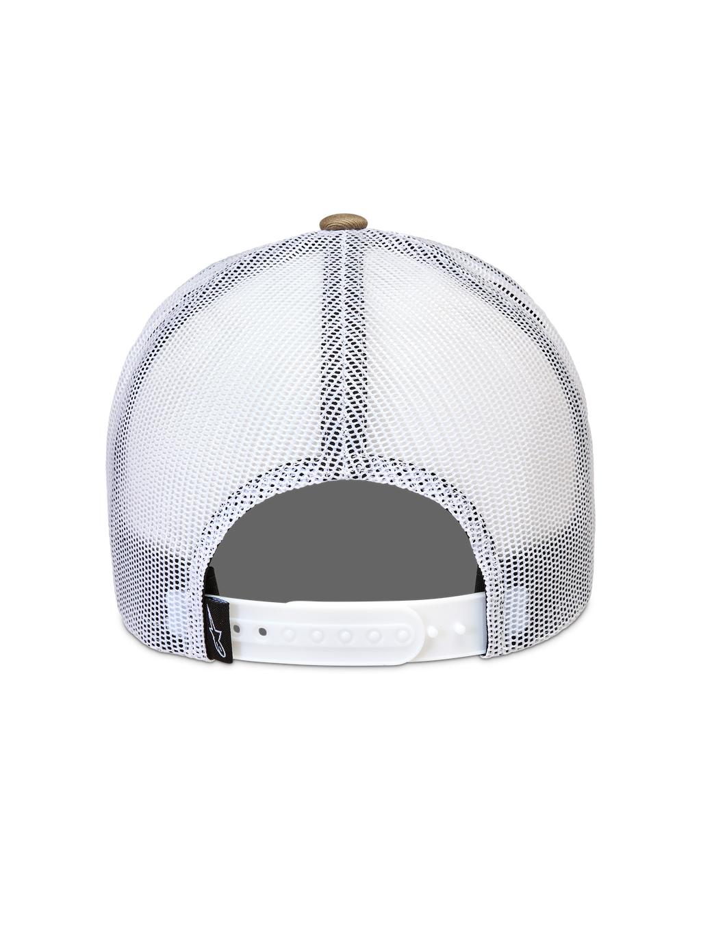 Alpinestars Cali 2.0 Cappello, cappello trucker con retro in rete bianca traspirante e chiusura snapback regolabile.