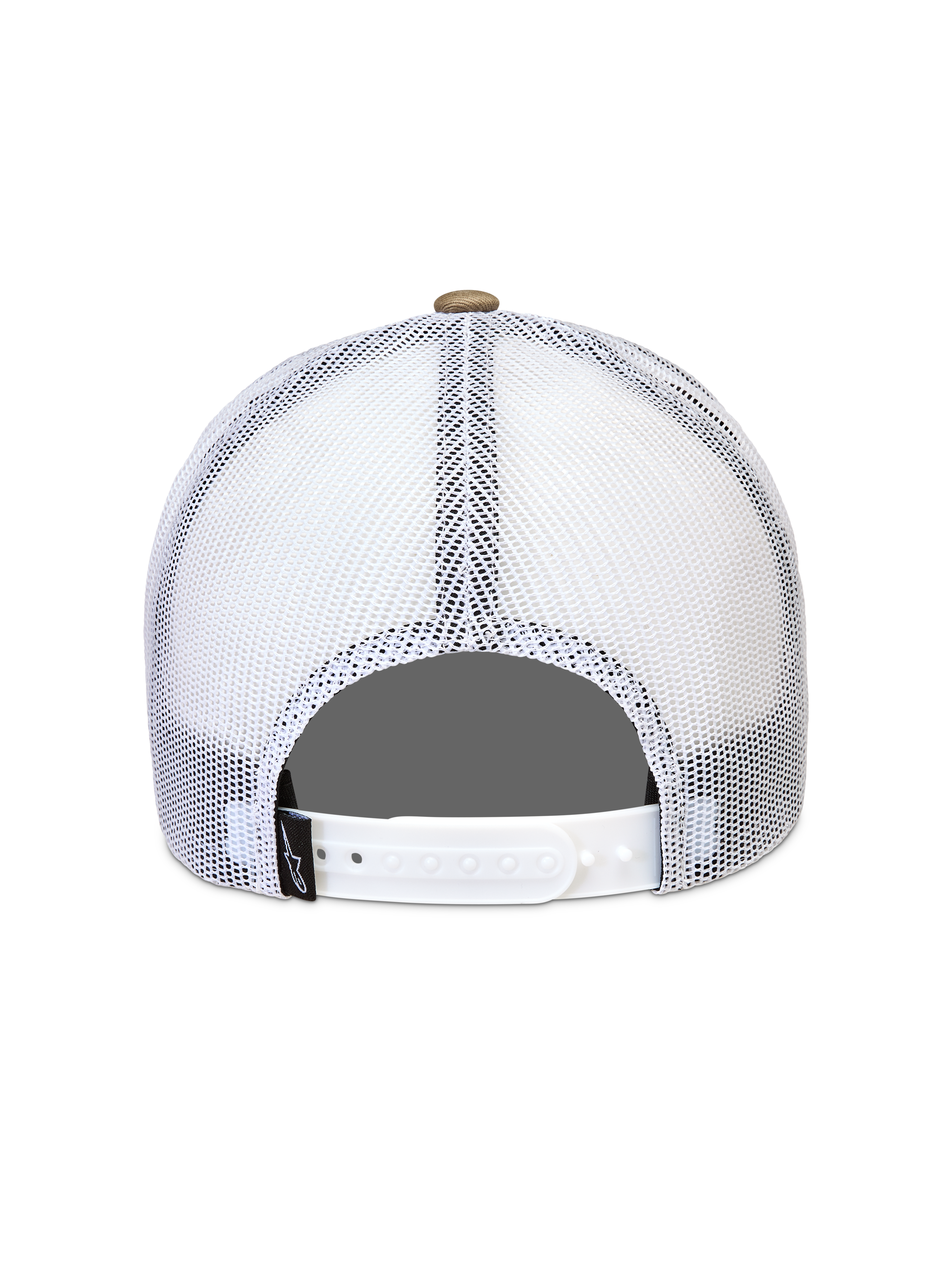 Alpinestars Cali 2.0 Cappello, cappello trucker con retro in rete bianca traspirante e chiusura snapback regolabile.