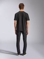 Alpinestars CSF Tee, maglietta a maniche corte, nero, vista posteriore su modello, streetwear casual da motorsport