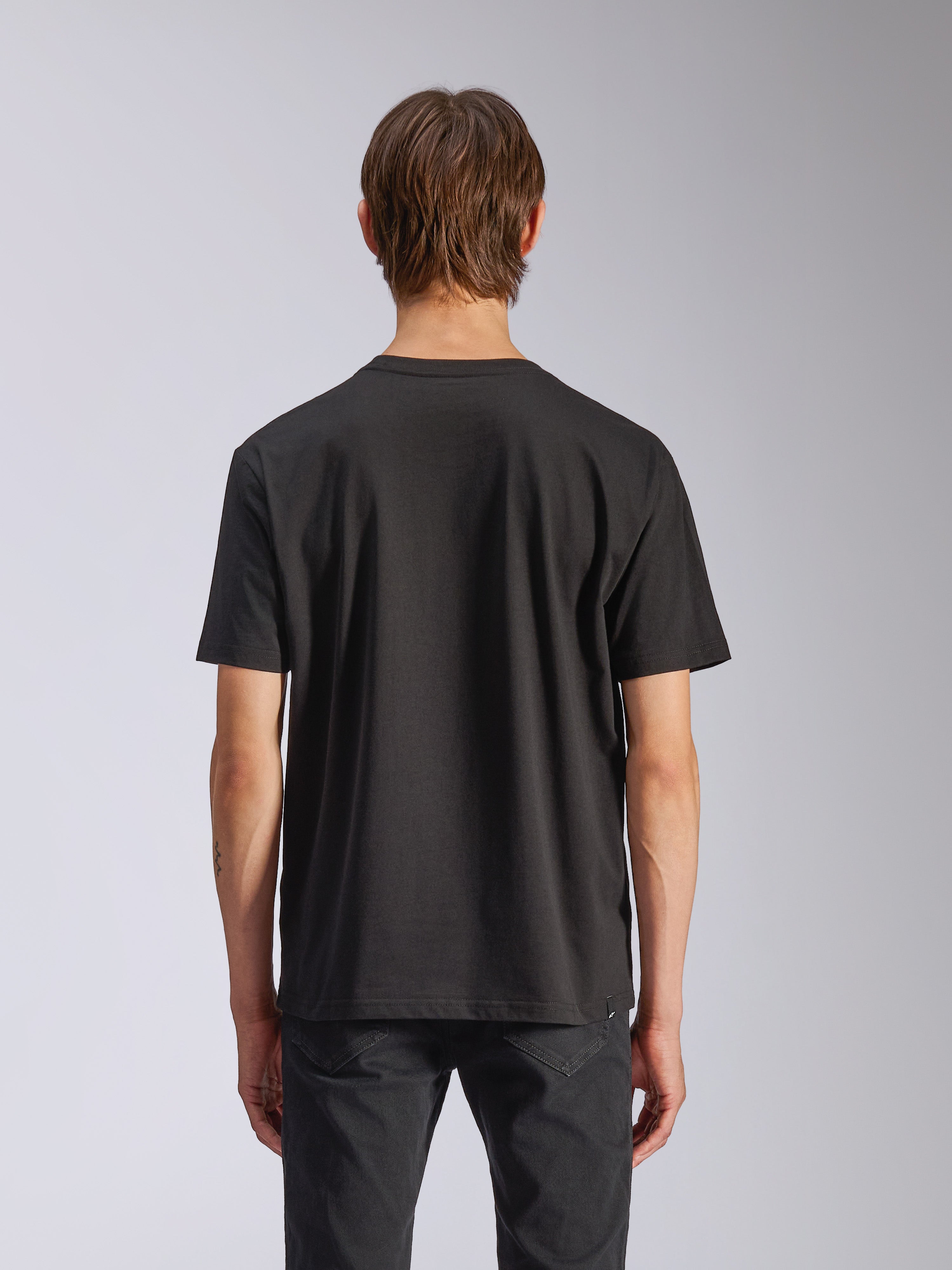 Alpinestars CSF Tee, maglietta a maniche corte, nero, vista posteriore, streetwear casual da motorsport