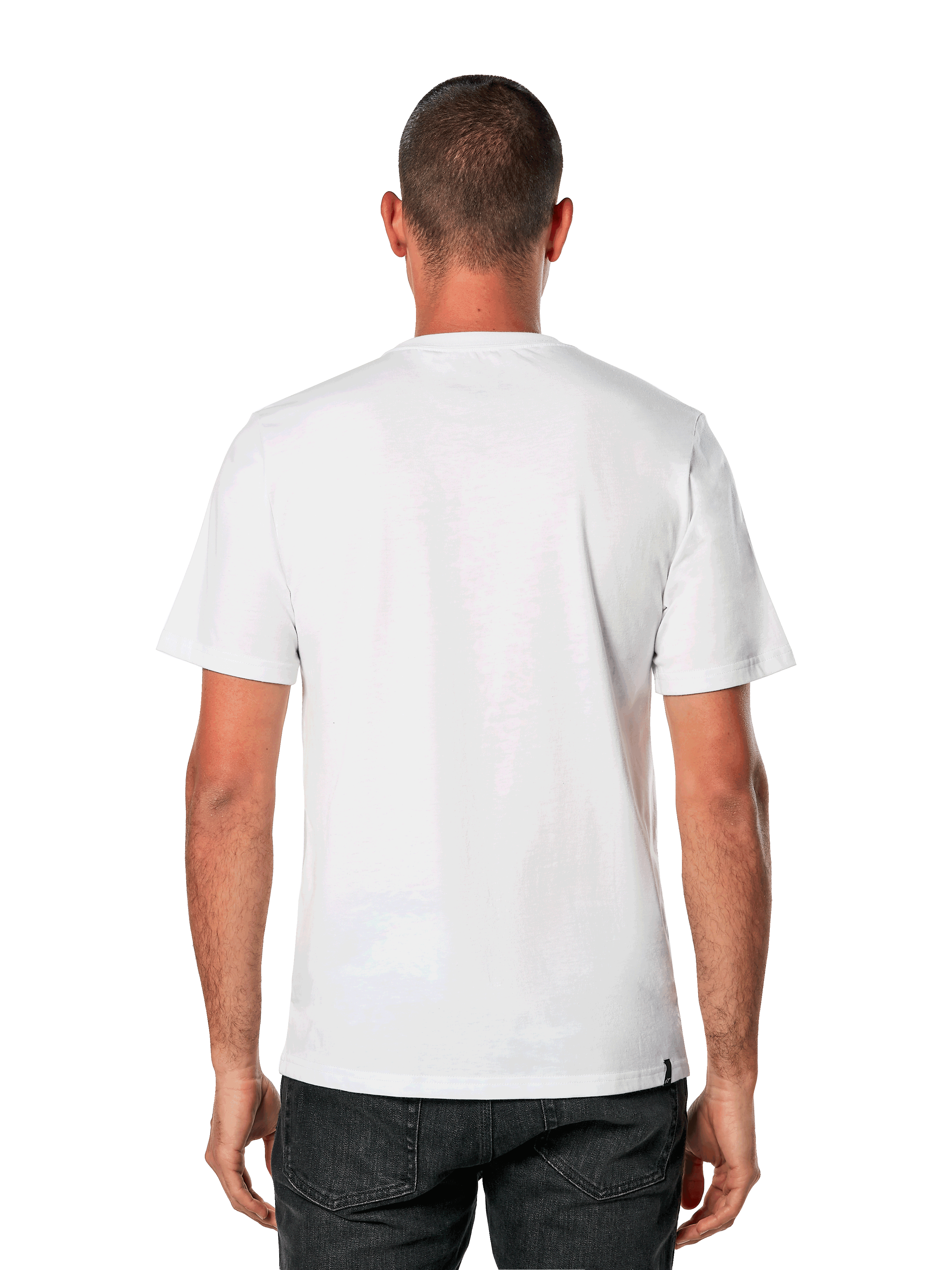 Alpinestars Betteryet CSF Tee, maglietta a maniche corte, bianco, vista posteriore, taglio e cucitura, abbigliamento sportivo casual motorsport