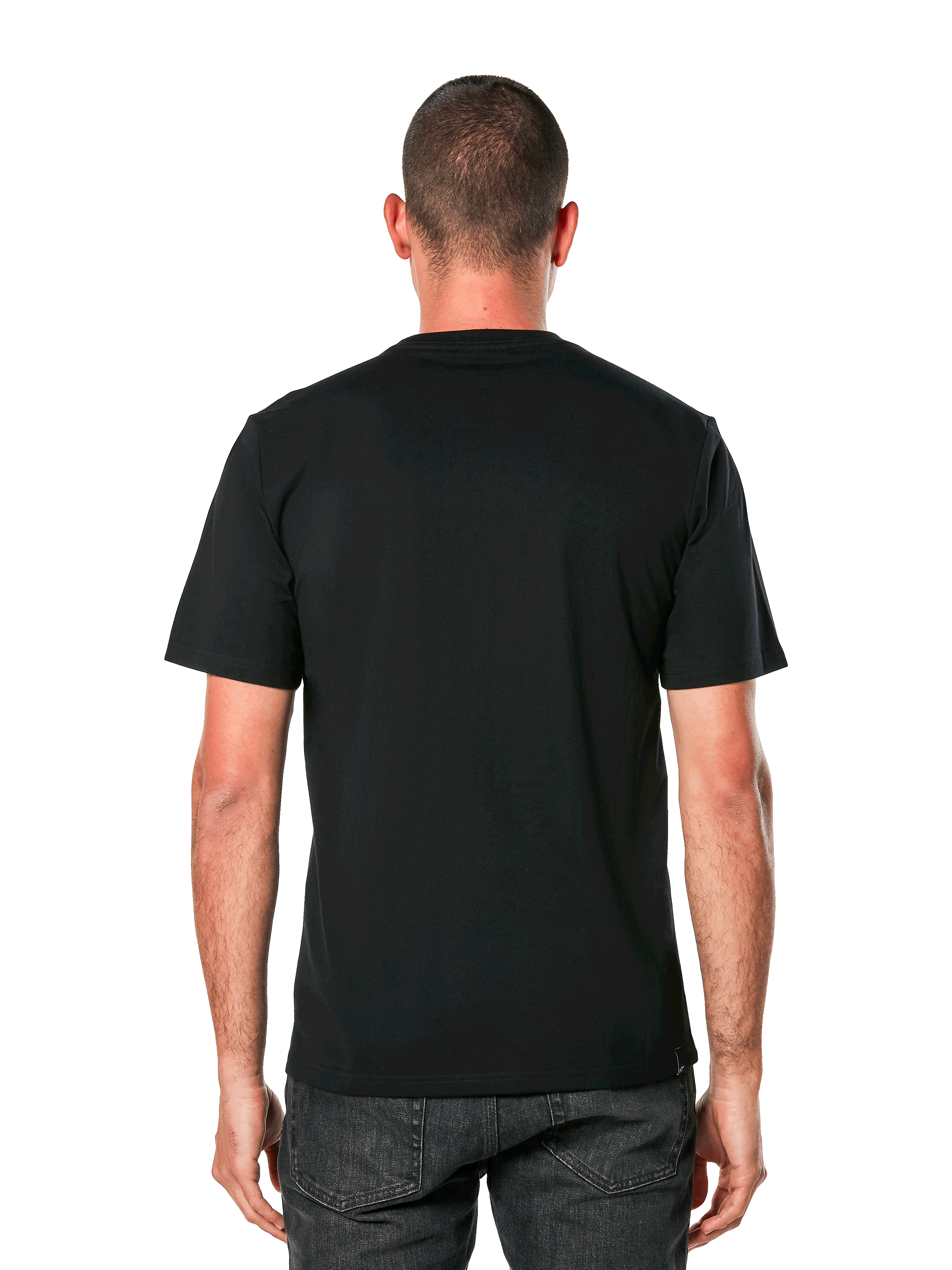 Alpinestars Cali 2.0 CSF Tee, maglietta a maniche corte, nero, vista posteriore, abbigliamento casual motorsport streetwear