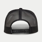 Cappello Alpinestars Ride 4.0 Camo Trucker, nero, vista posteriore con corona in mesh traspirante e cinturino snapback regolabile in plastica con piccola etichetta logo, copricapo casual ispirato al motorsport