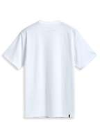Alpinestars Geografica Csf Tee, maglietta a maniche corte, bianca, vista posteriore, design pulito con piccola etichetta tessuta nera sull'orlo, streetwear casual motorsport