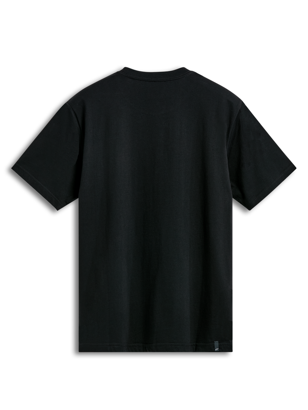 Alpinestars T-Shirt Prevail Csf, maglietta a maniche corte nera, vista posteriore con tessuto liscio