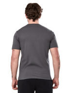 Alpinestars Prevail Csf Tee, t-shirt a maniche corte, Charcoal, vista posteriore, streetwear casual d'ispirazione motorsport