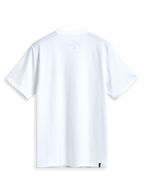 Alpinestars T-Shirt Prevail CSF, maglietta a maniche corte bianca, vista posteriore con design semplice