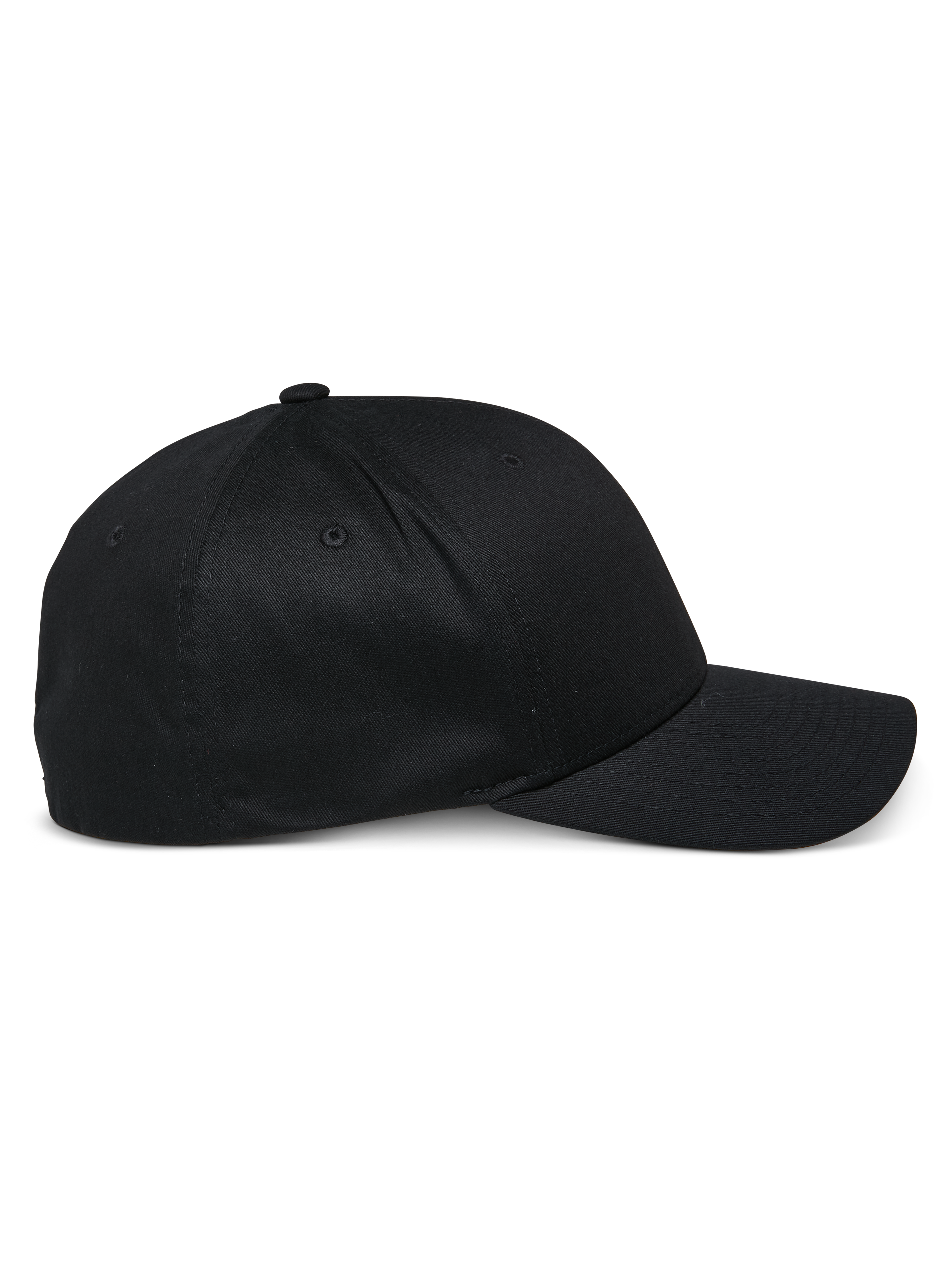 Alpinestars Share Hat, cappellino da baseball con visiera curva, nero, profilo laterale, corona strutturata, abbigliamento sportivo casual ispirato al motorsport