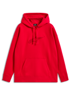 Alpinestars Felpa con cappuccio Emergent Oversized, rosso, felpa pullover con logo Astars ricamato in 3D tono su tono, tasca a marsupio, streetwear casual motorsport