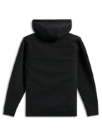 Alpinestars Ellipsoid Hoodie, nero, vista posteriore, felpa pullover tinta unita, streetwear casual, felpa con cappuccio con polsini e orlo a coste