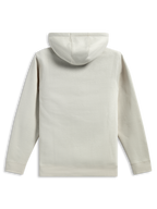 Felpa con cappuccio Alpinestars Pulse, vista posteriore, bianco sporco, felpa pullover casual, maniche lunghe con polsini e orlo a coste, design con cappuccio, streetwear ispirato al motorsport