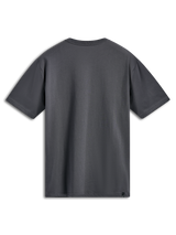Alpinestars Ellipsoid CSF Tee, t-shirt a maniche corte, antracite, vista posteriore, design semplice con piccola etichetta nera del logo sull'orlo, abbigliamento sportivo casual