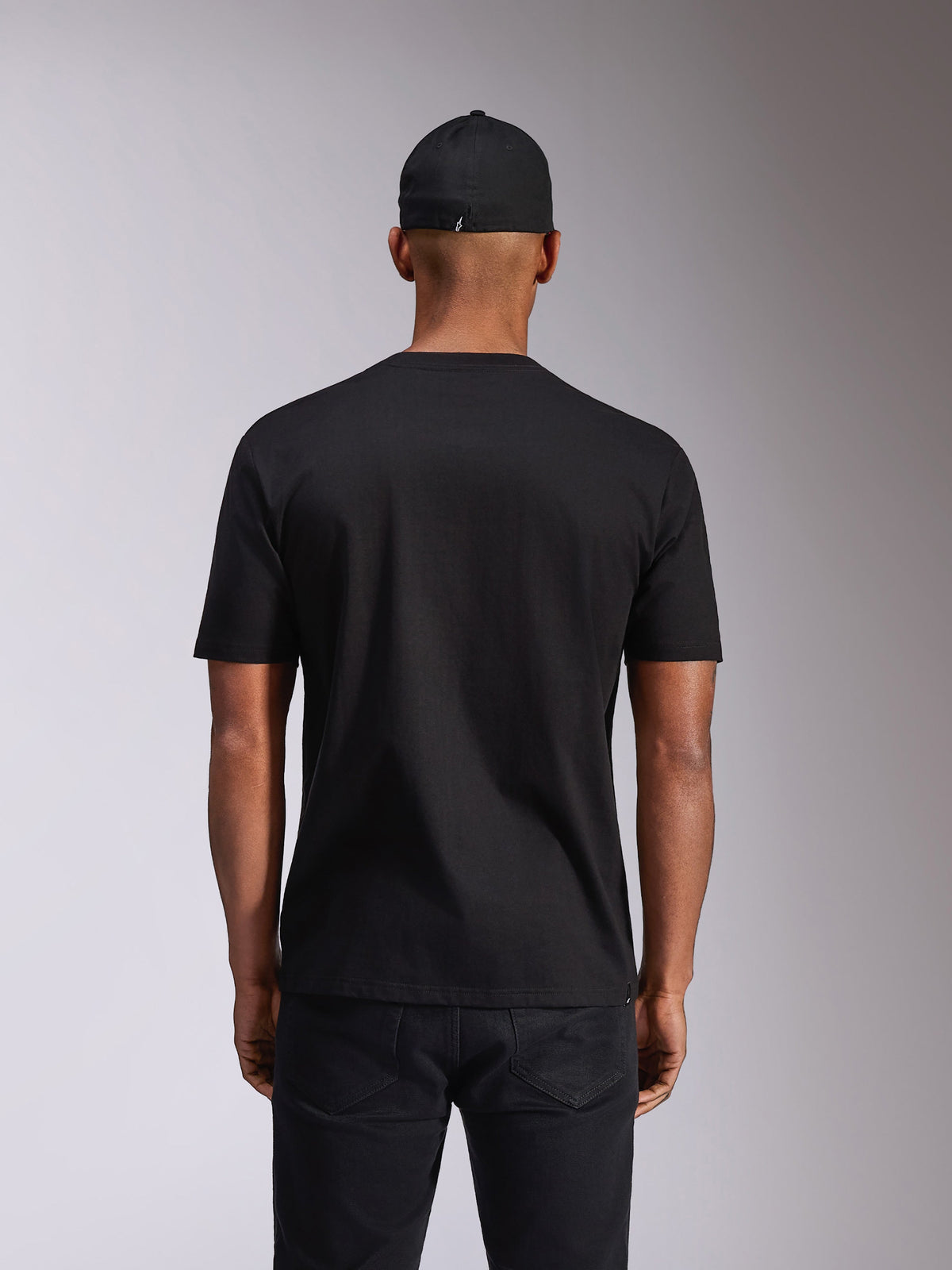 Alpinestars Plate CSF Tee, T-shirt a maniche corte, nero, vista posteriore, abbigliamento sportivo casual motorsport