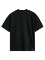 Alpinestars Abus CSF Tee, maglietta a maniche corte, nero, vista posteriore con design semplice e piccola etichetta del marchio sull'orlo, abbigliamento sportivo casual da motorsport