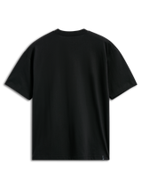 Alpinestars Trifecta CSF Tee, t-shirt a maniche corte, nero, vista posteriore, retro nero a tinta unita con piccola etichetta esterna sull'orlo inferiore, abbigliamento sportivo casual