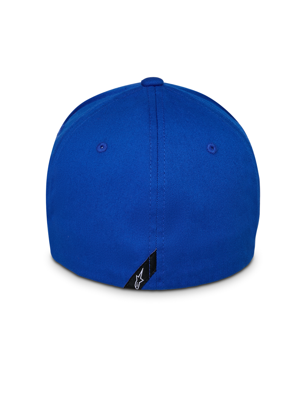 Alpinestars Cappello Corp Shift Relay, blu, vista posteriore, design con retro flessibile e piccola etichetta nera con logo, corona strutturata, cappello sportswear casual