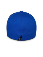 Alpinestars Cappello Corp Shift Relay, blu, vista posteriore, design con retro flessibile e piccola etichetta nera con logo, corona strutturata, cappello sportswear casual
