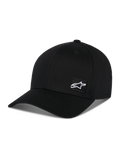 Alpinestars Cappello Pivot, cappello sportswear nero, con visiera curva e corona strutturata, piccola toppa con logo Astars bianco sul lato, design casual ispirato al motorsport