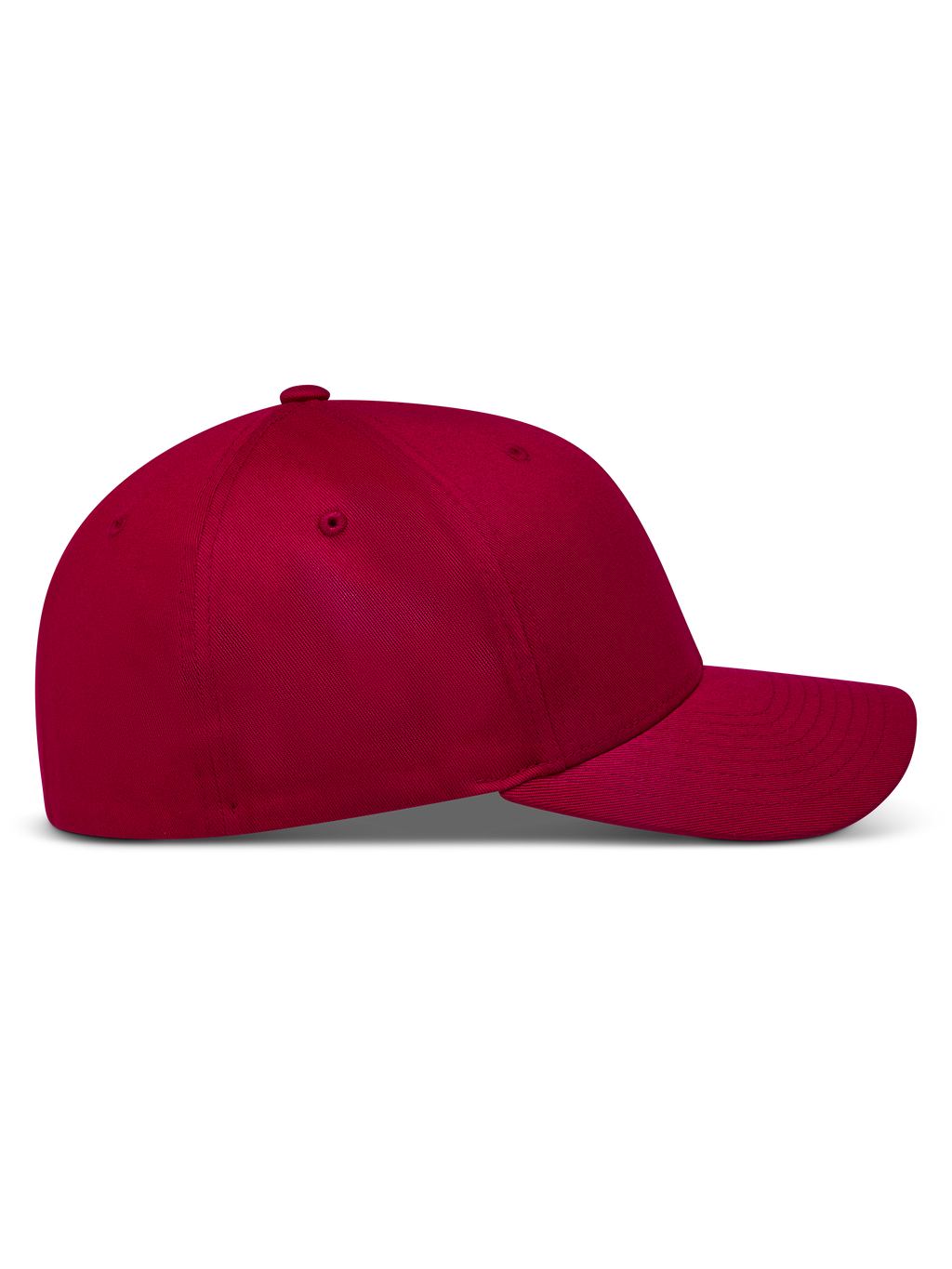 Alpinestars Pivot Cappello, cappello sportswear con visiera curva, rosso scuro, in tessuto twill, vista laterale.