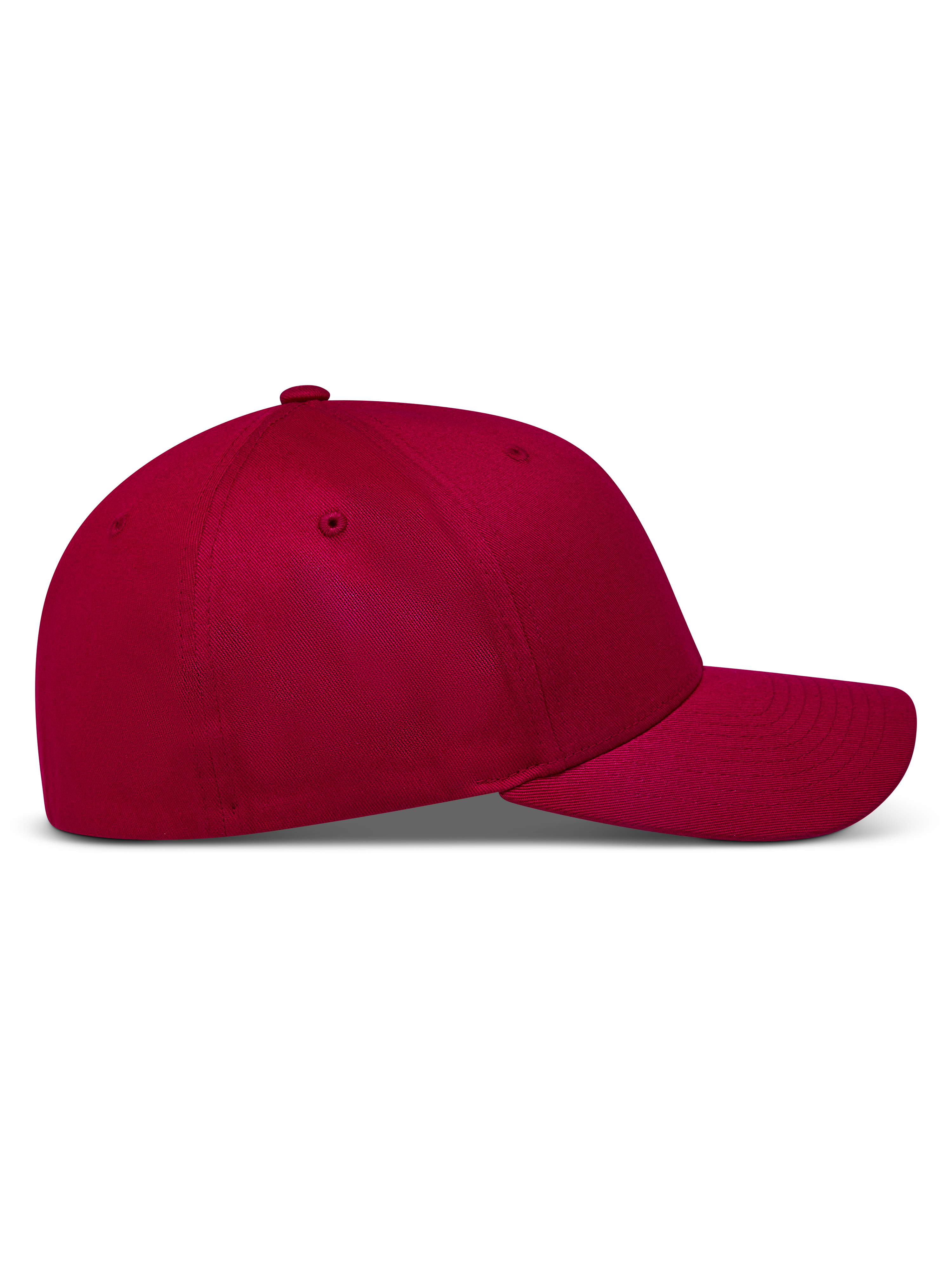 Alpinestars Pivot Cappello, cappello sportswear con visiera curva, rosso scuro, in tessuto twill, vista laterale.