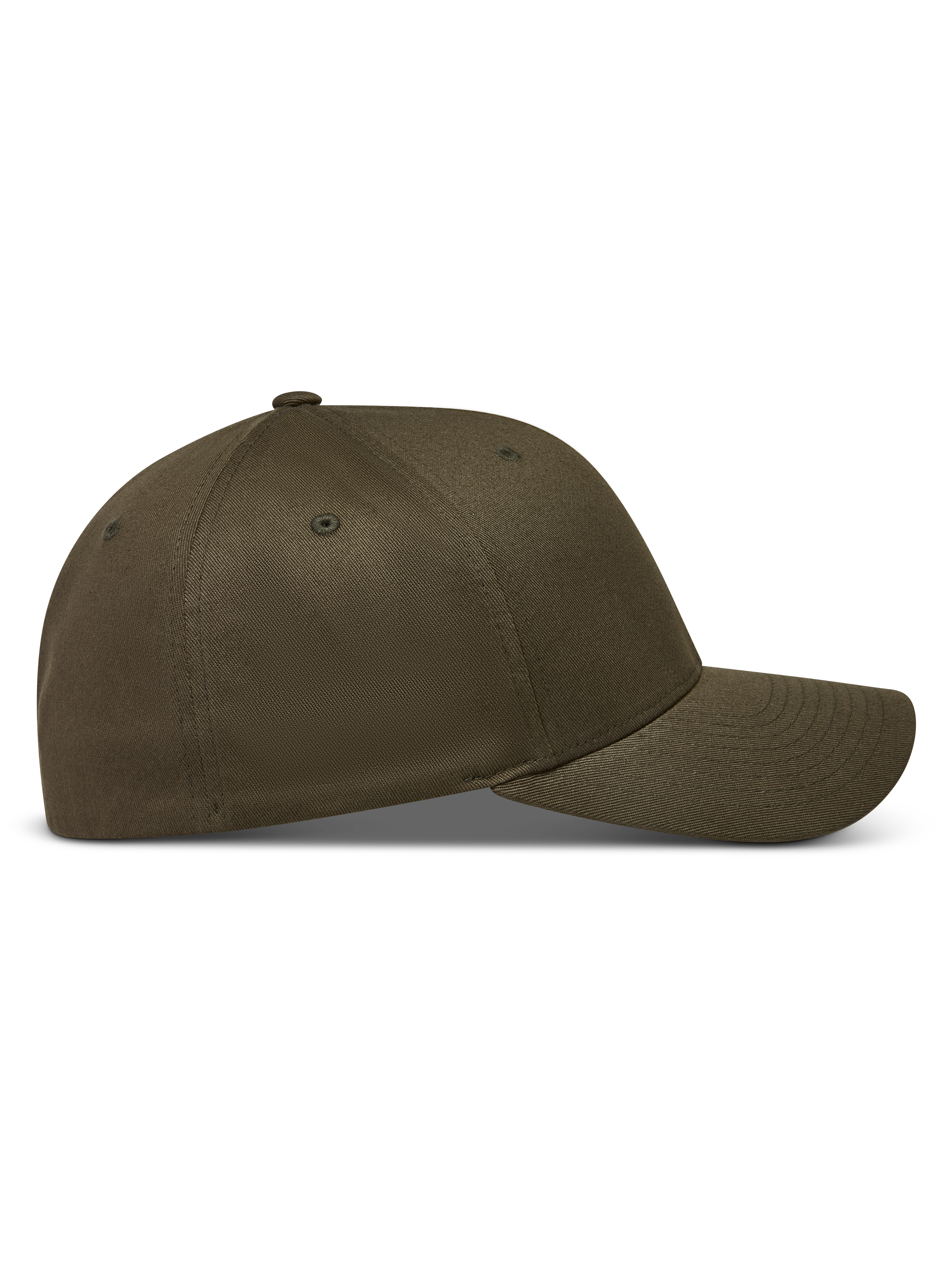Alpinestars Pivot Cappello, cappello verde militare, vista laterale con visiera curva e corona strutturata in twill