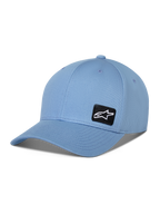 Alpinestars Pivot Hat, cappellino da baseball con visiera curva, blu, con piccola toppa nera con logo Astars ricamato lateralmente, accessorio sportswear casual