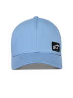 Alpinestars Cappello Pivot, cappello da baseball strutturato, blu, visiera curva, piccola toppa nera con logo Astars ricamato, accessorio sportswear casual
