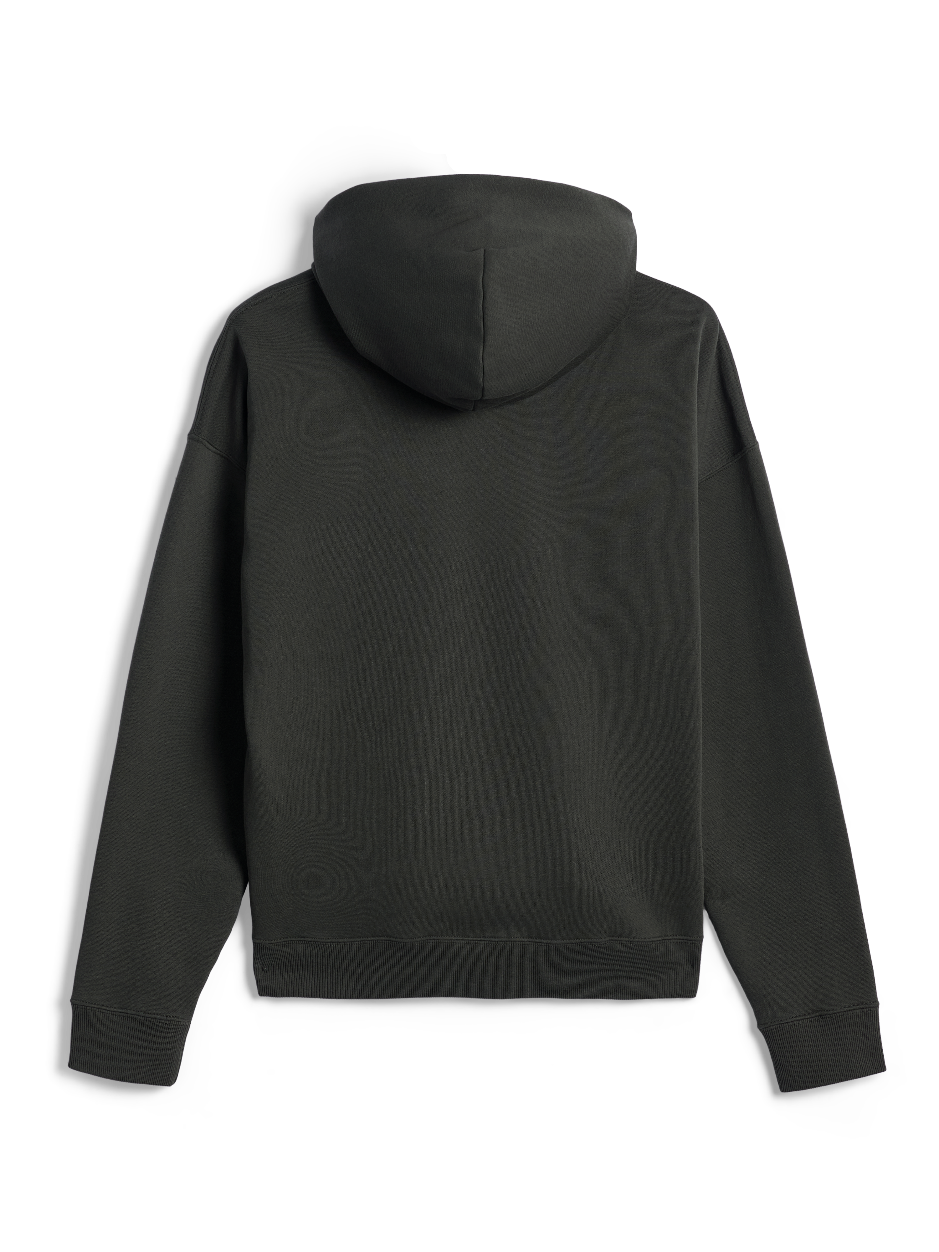 Felpa con cappuccio Alpinestars Essentials Ageless, felpa pullover, Off Black, vista posteriore, pile pregiato effetto stone-wash, polsini e orlo a costine, design streetwear casual minimalista