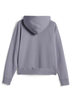 Alpinestars Essentials Ageless Hoodie, streetwear casual, Silver, vista posteriore del pullover a maniche lunghe, con polsini e orlo a costine, design pulito e minimalista con finitura stone wash