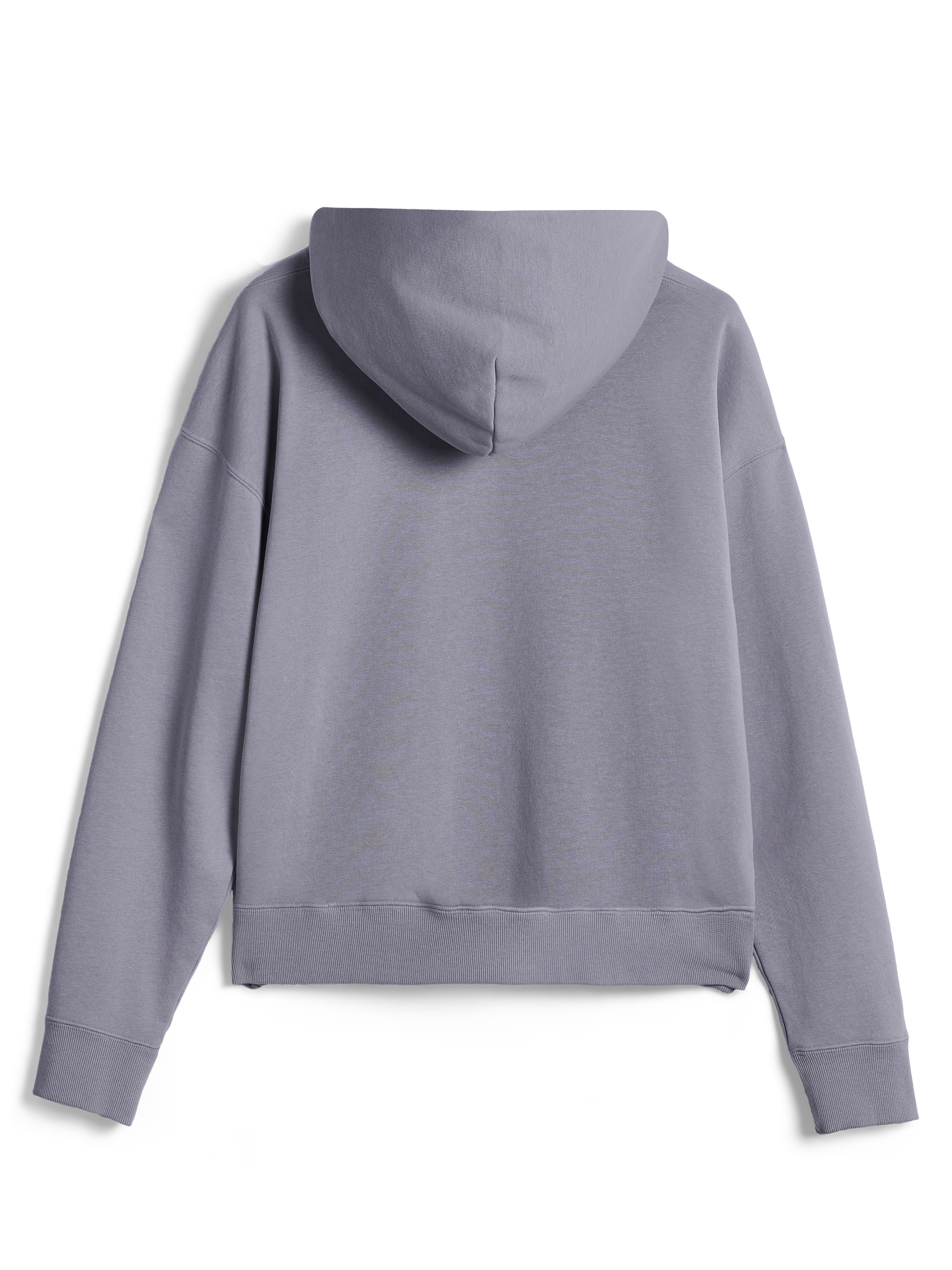 Alpinestars Essentials Ageless Hoodie, streetwear casual, Silver, vista posteriore del pullover a maniche lunghe, con polsini e orlo a costine, design pulito e minimalista con finitura stone wash