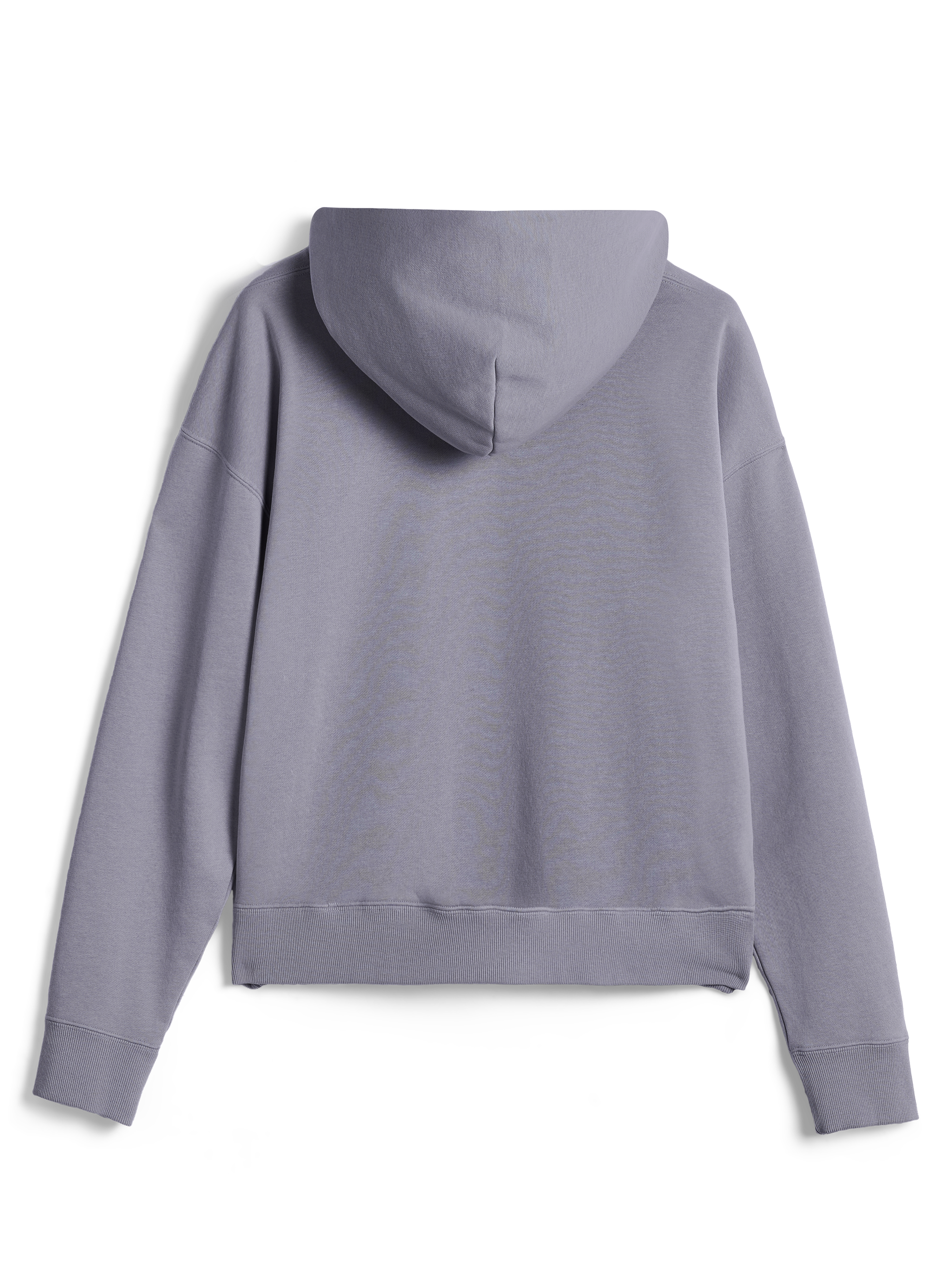 Alpinestars Essentials Ageless Hoodie, streetwear casual, Silver, vista posteriore del pullover a maniche lunghe, con polsini e orlo a costine, design pulito e minimalista con finitura stone wash