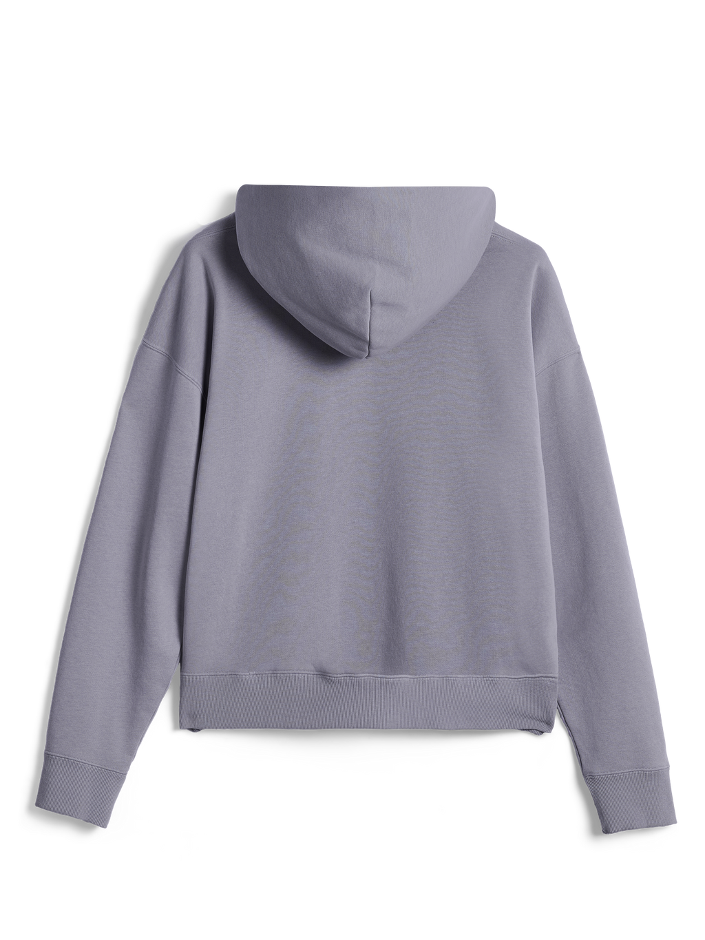 Alpinestars Essentials Ageless Zip Hoodie, vista posteriore, Silver, felpa streetwear casual in pile, vestibilità rilassata, polsini e orlo a costine, finitura con lavaggio a pietra