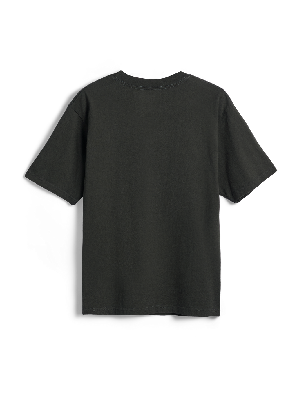 Alpinestars Essentials Ageless SS Tee, maglietta a maniche corte, Off Black, vista posteriore, design semplice con texture lavata a pietra del capo, vestibilità rilassata, streetwear casual ispirato al motorsport