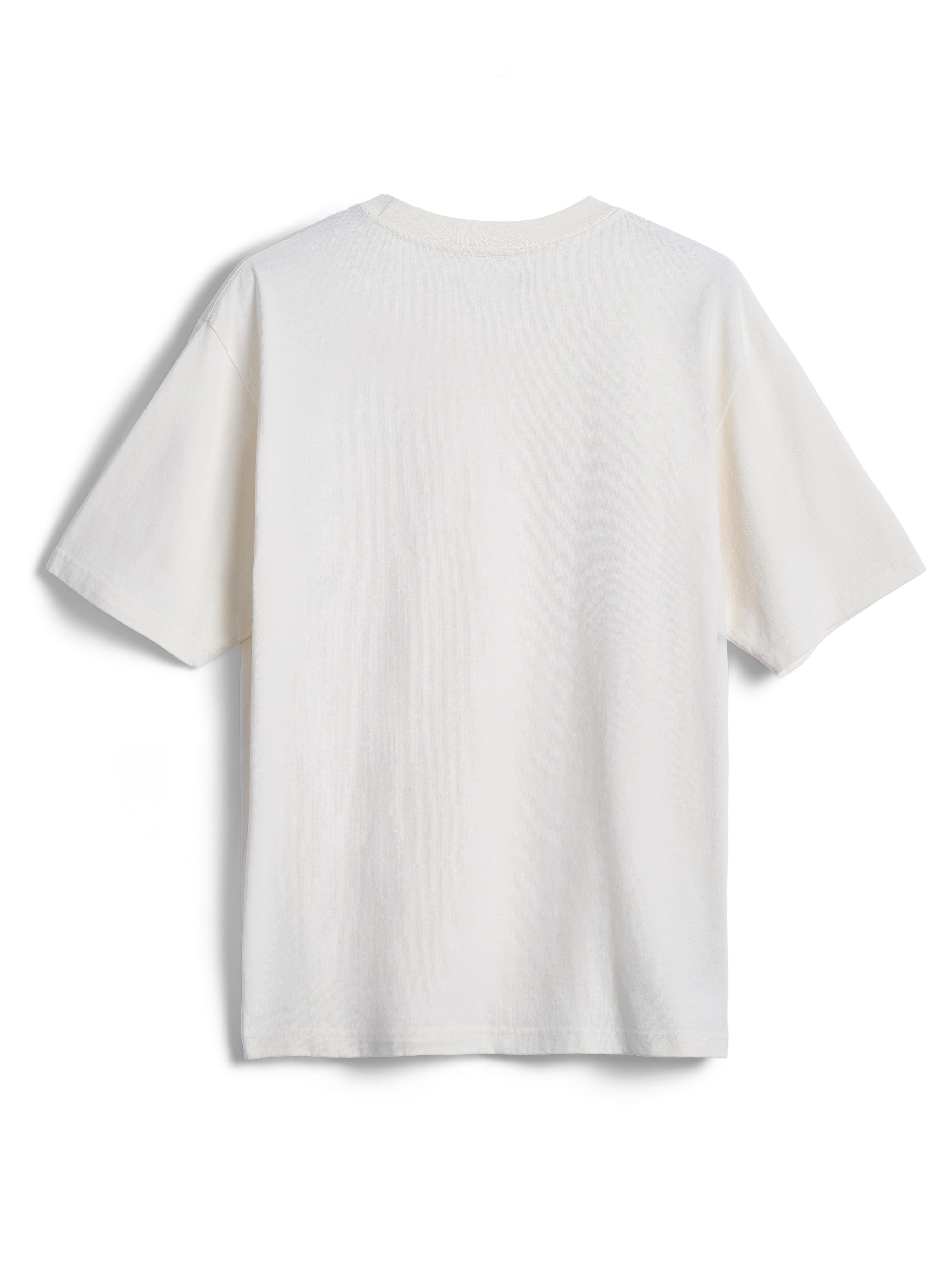 Alpinestars Essentials Ageless SS Tee, t-shirt a maniche corte, bianco sporco, vista posteriore, vestibilità rilassata, abbigliamento sportivo casual