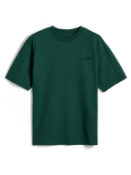 Alpinestars Essentials Ageless SS Tee, t-shirt a maniche corte, verde pino, con un piccolo logo Alpinestars sul petto, streetwear casual ispirato al motorsport