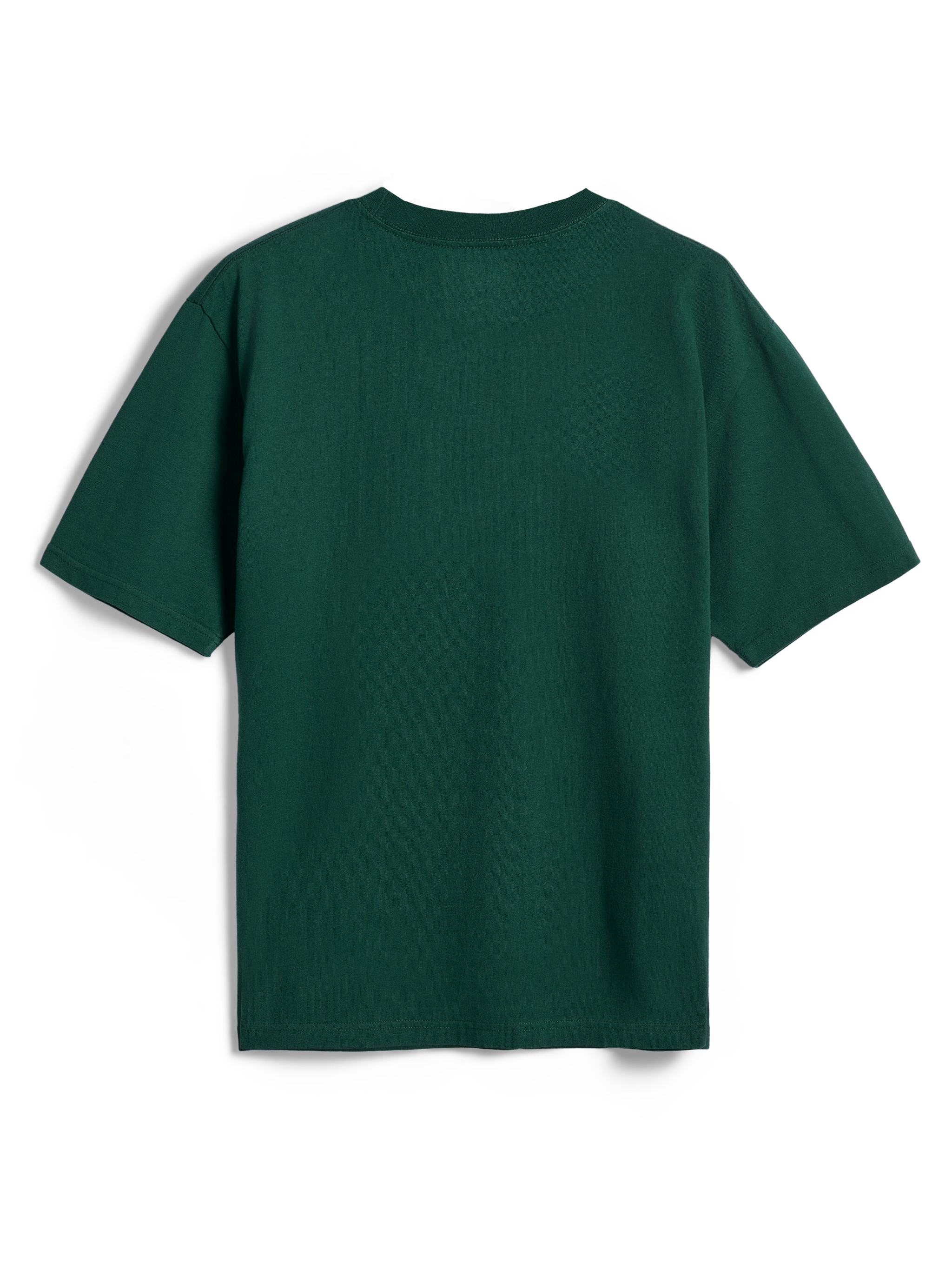 Alpinestars Essentials Ageless SS Tee, t-shirt a maniche corte, verde pino, vista posteriore, tinta unita, vestibilità rilassata, abbigliamento sportivo casual