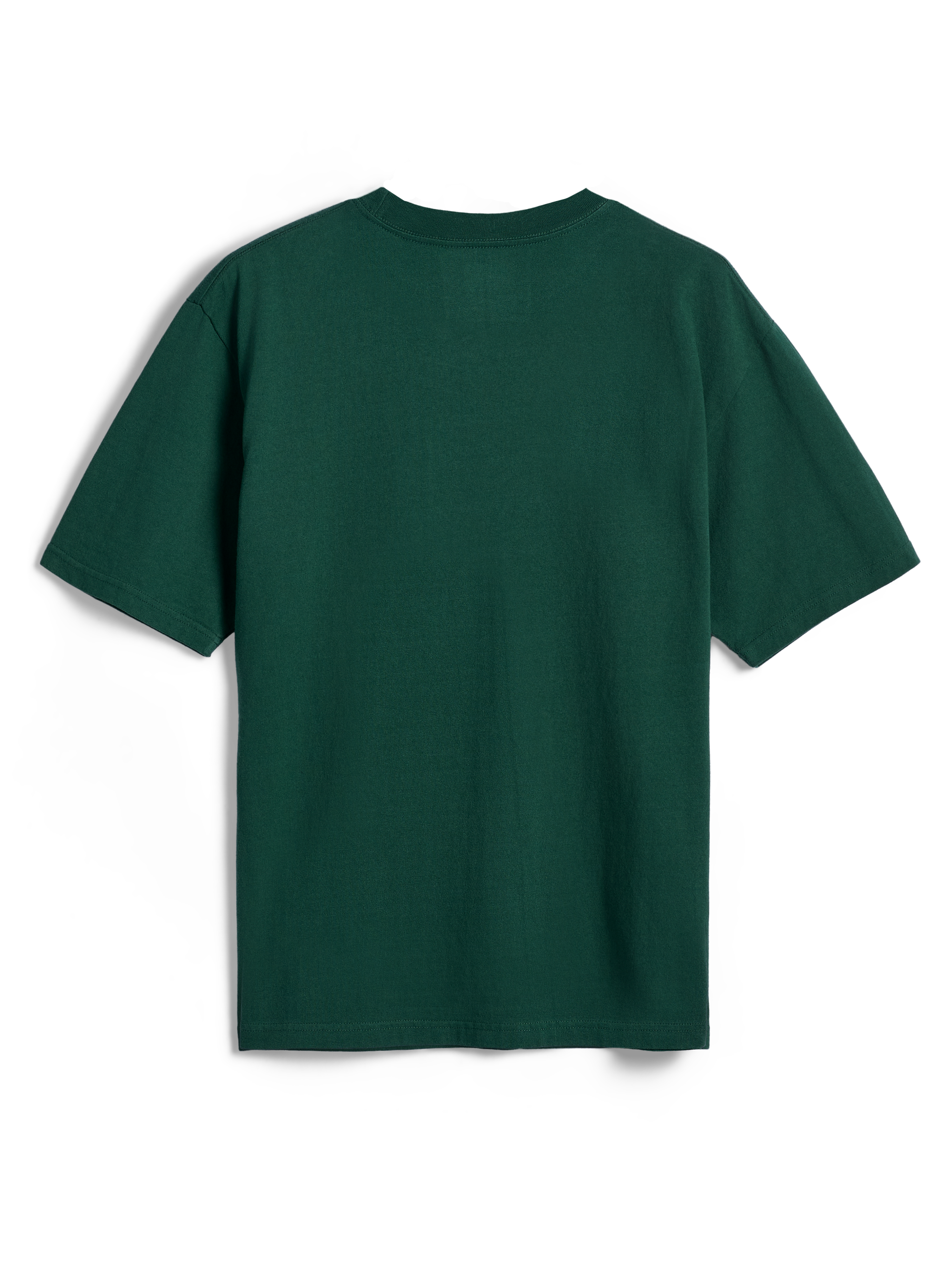 Alpinestars Essentials Ageless SS Tee, t-shirt a maniche corte, verde pino, vista posteriore, tinta unita, vestibilità rilassata, abbigliamento sportivo casual