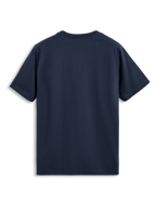 Alpinestars Fasting CSF Tee, t-shirt a maniche corte, blu navy, vista posteriore, abbigliamento sportivo casual motorsport