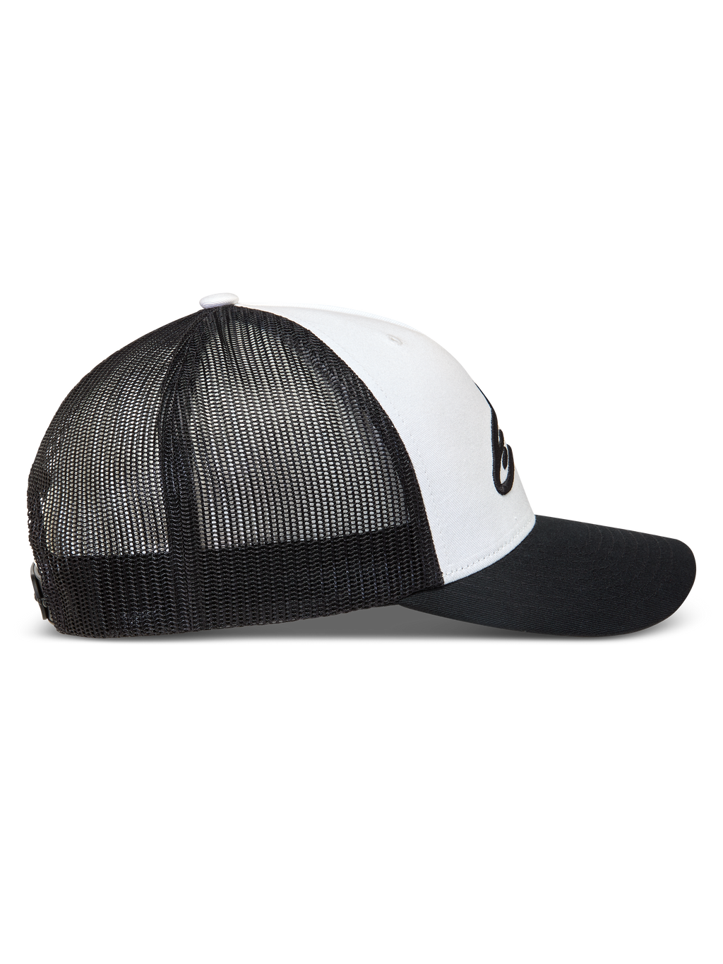 Alpinestars Ageless Snapback Cappello, cappello trucker nero e bianco con retro in mesh e visiera curva, stile casual