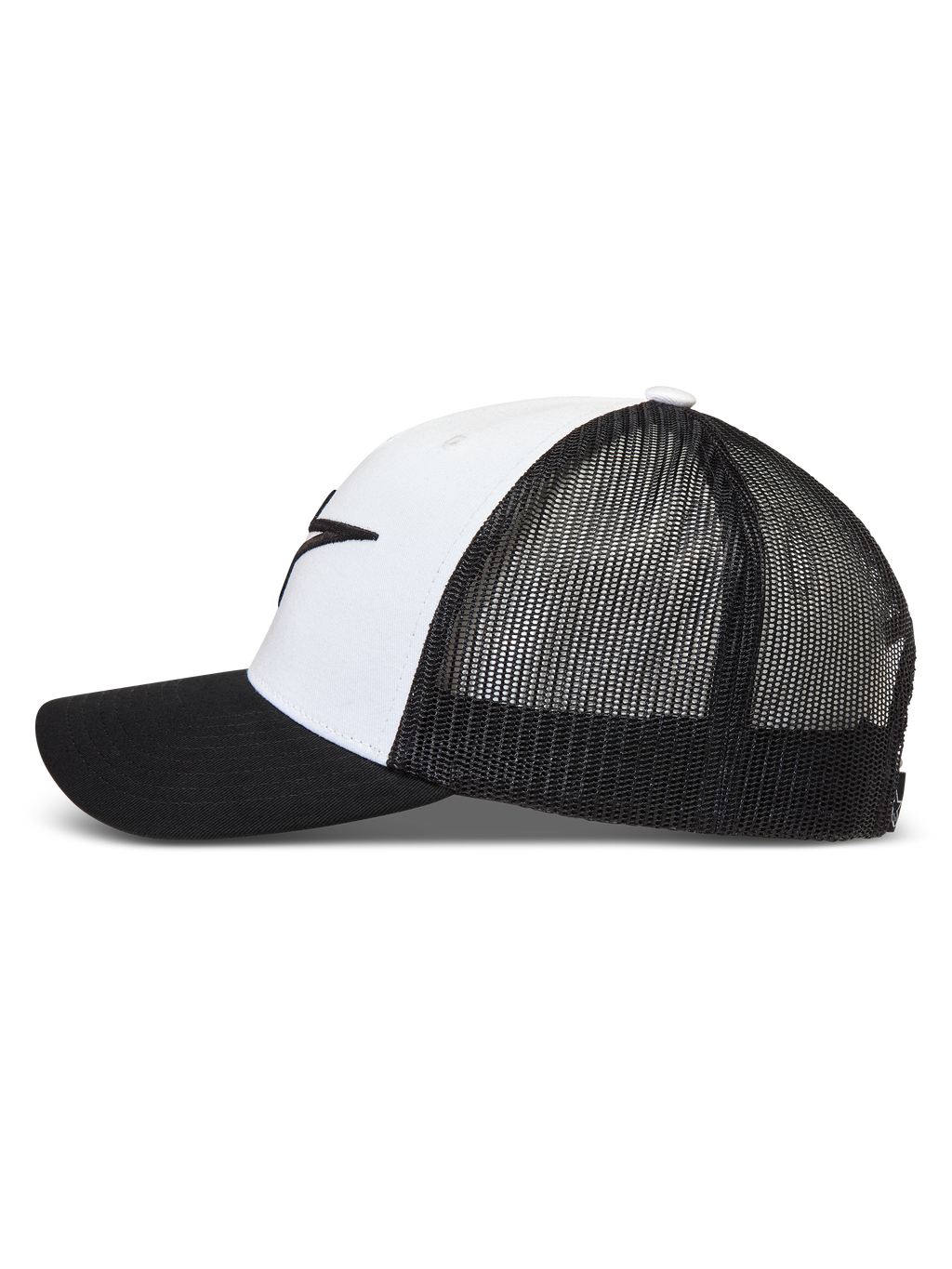 Alpinestars Ageless Snapback cappello, bianco e nero con rete traspirante e visiera curva, stile sportivo