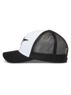 Alpinestars Ageless Snapback cappello, bianco e nero con rete traspirante e visiera curva, stile sportivo