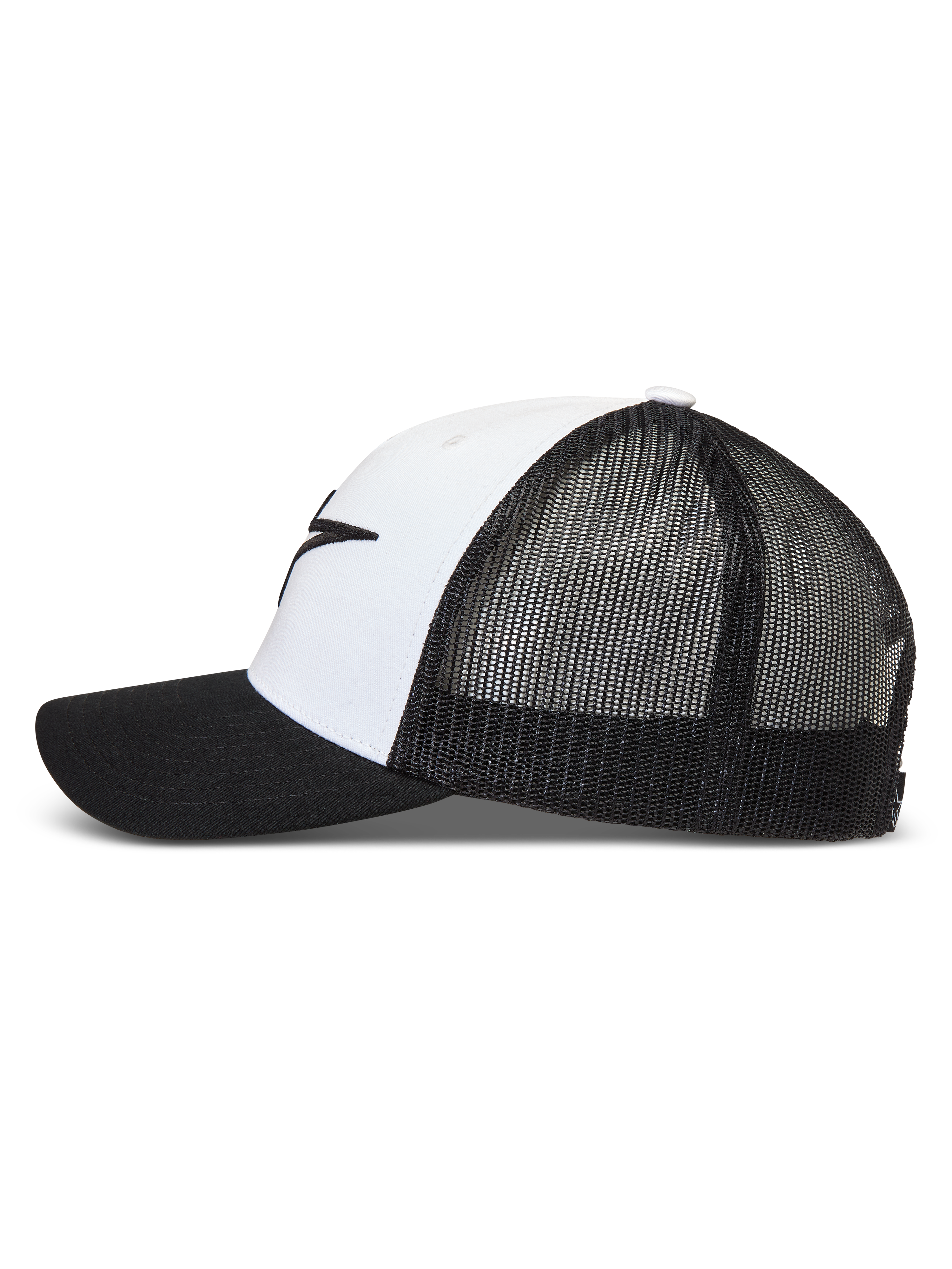Alpinestars Ageless Snapback cappello, bianco e nero con rete traspirante e visiera curva, stile sportivo