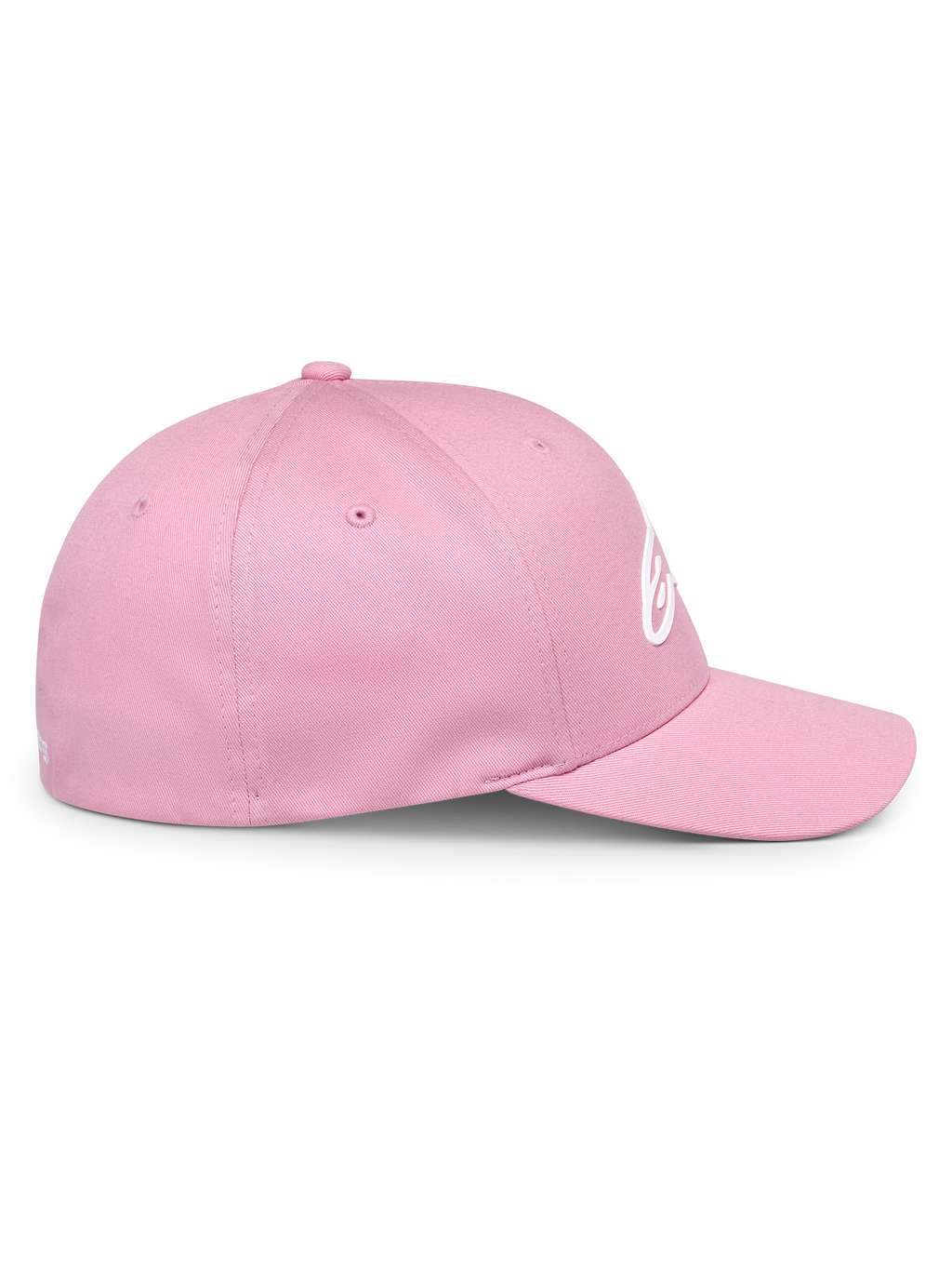 Alpinestars Ageless Multi Hat, cappellino da baseball rosa, profilo laterale, visiera curva e corona strutturata, logo Astars 3D bianco, streetwear casual ispirato al motorsport