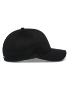 Alpinestars Corp Shift Multi Hat, cappellino da baseball nero, profilo laterale, visiera curva, corona strutturata, twill elasticizzato, abbigliamento casual motorsport